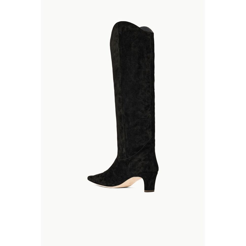 STAUD WESTERN WALLY BOOT BLACK SUEDE EU38/US8 $495 - Picture 3 of 12